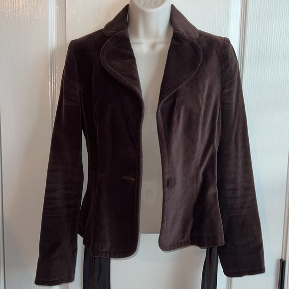 Banana Republic Brown Velvet Jacket - Picture 4 of 6